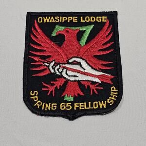 Vintage Owasippe Lodge Spring 1965 Fellowship BSA Patch